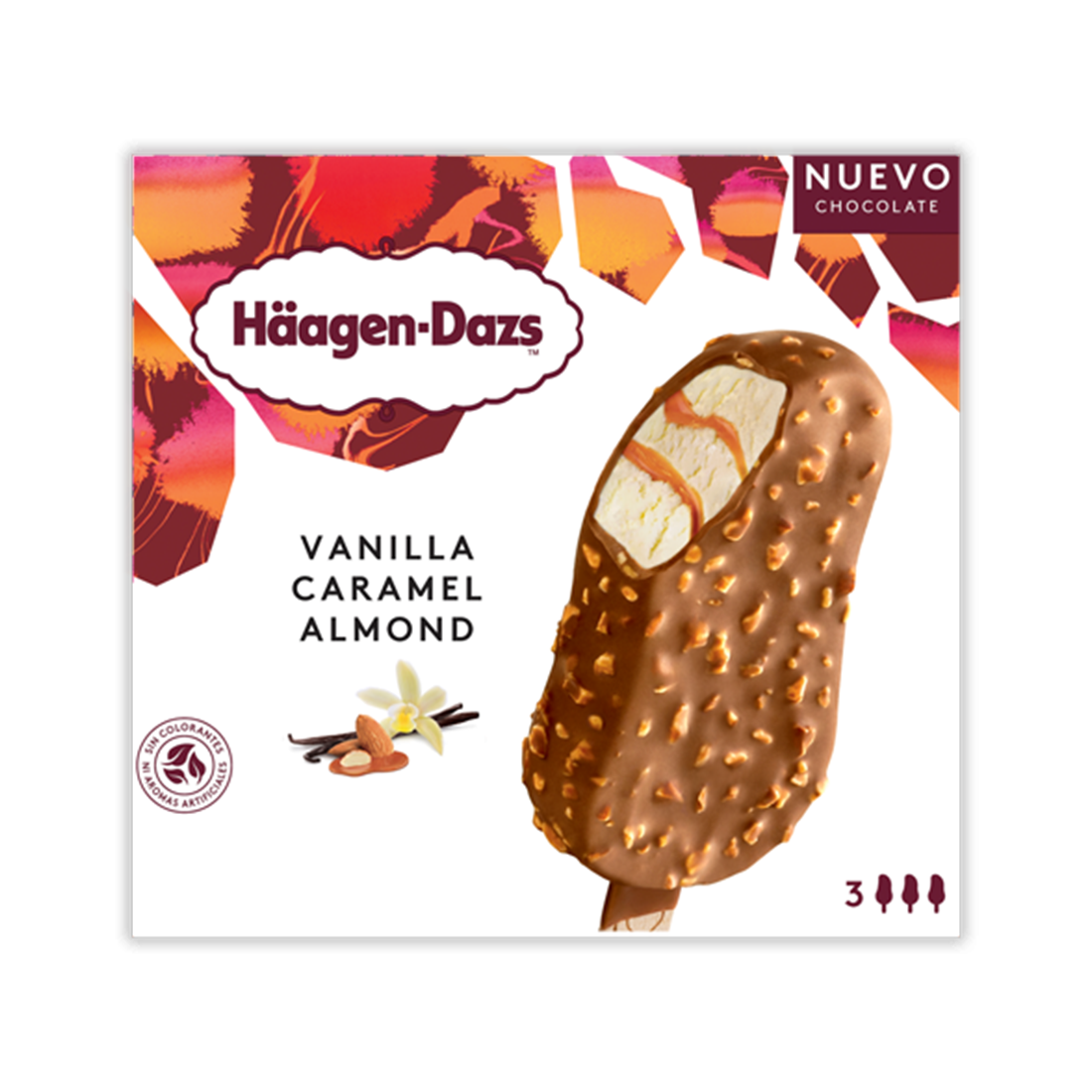 vanilla caramel almond multipack stickbar
